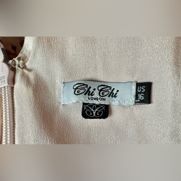 Chi Chi London mikado floral high low dress - Picture 8 of 11